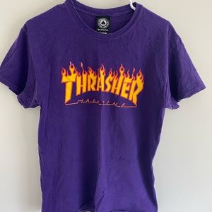 Gold and Purple Thrasher shirt